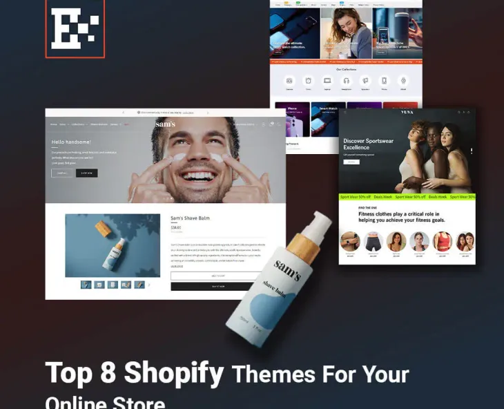 Shopify theme layouts compared for an online store