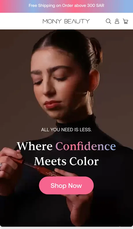 Mony Beauty — campaign page